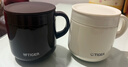 虎牌（TIGER）保温杯不锈钢双层真空办公咖啡杯MCI-A28C-C奶白色280ml 实拍图