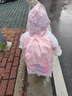 牧萌儿童雨衣男女童幼儿园小童宝宝全身防水男孩雨披 糖果独角兽 M 实拍图