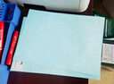 天章 （TANGO）A4平面皮纹纸 封面纸 云彩纸 封皮纸 彩色卡纸 标书封面装订硬厚手工卡纸 浅蓝色 150g 100张 包 实拍图