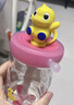 babycare恐龙吸管水杯儿童吸管杯大宝宝直饮幼儿园小学水壶上学户外运动粉 实拍图