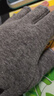 南极人半指手套男士冬季保暖开车加绒防风半截露指手套男N2E8X88571 灰 实拍图