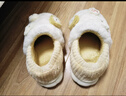 利达妮（TZLDN）包跟棉拖鞋女秋冬季2025新款孕妇月子鞋室内家居防滑保暖毛绒棉鞋 白色【可爱饭团】 38-39 【适合37-38】 实拍图