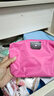 骑行便携收纳包化妆包旅行用品水饺包婴儿推车收纳袋大容量防水 粉红色一个装 实拍图