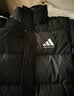 阿迪达斯（adidas）羽绒服男女同款冬季加厚鸭绒长款极寒羽绒服 黑/白  01TKD S 实拍图