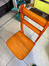 木马人实木折叠家用两用梯凳子梯椅子踏步阶梯登高凳踏脚阳台室内爬梯子 橡胶木四层-升级旗舰款原木色 实拍图