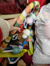 婴儿玩具0-1岁健身架婴儿脚踏钢琴新生儿礼盒宝宝用品3-6个月摇铃床铃故事机幼儿早教男孩女孩周岁礼物 青草绿【护栏+摇铃+挂件+早教投影机】 实拍图