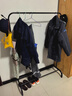 喻品衣架落地衣帽架挂衣架卧室客厅晾衣杆晒衣架可置物加粗MJ53黑100 实拍图