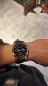 【网红爆款】商务腕表石英运动表休闲皮带男女手表 黑色 实拍图