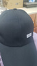 【热巴同款】加大棒球帽帽子男女大头围显脸小春夏字母百搭棒球帽 侧标-黑色 实拍图