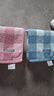 洁丽雅（Grace）A类抗菌防螨纯棉方巾3条装柔软舒适加厚吸水小毛巾擦汗巾 实拍图