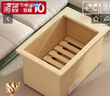 湘森 实木烤火炉取暖器家用电火桶暖脚神器节能深桶冬季办公室电暖器电烤脚烤火箱加深桌下烤火器SN 60*40*40CM实木深桶【过热保护+低耗省电】 实拍图