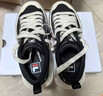 斐乐（FILA）官方LOOP女鞋帆布鞋新款休闲运动鞋小白鞋板鞋断层鞋 黑-BK 37.5 实拍图