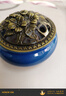 青沉打香篆套装纯铜香炉家用檀香香薰炉沉香粉熏香炉焚香器具香道套装 青瓷炉香篆套装【10件套】 实拍图