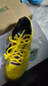 YONEX尤尼克斯羽毛球鞋yy男女同款训练透气缓震SHB101CR 黄紫 43 实拍图