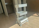 宜家（IKEA）拉斯克家居小推车三层置物架移动茶水桌客厅咖啡桌厨房储物收纳架 【升级款】白色大号 35*45*77cm 实拍图
