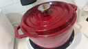 苏泊尔 SUPOR 珐琅锅汤锅24cm铸铁锅炖锅酒红ET24MF01-R  实拍图
