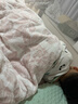 无印良品A类雕花牛奶绒四件套冬季加厚保暖珊瑚绒1.5/1.8米床上用品双面加绒床单 被套200*230cm 实拍图