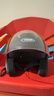 野马（YEMA）3c认证623S电动车头盔男摩托车安全帽女冬季双镜片半盔 四季通用 均码 亚黑配透明镜片 实拍图