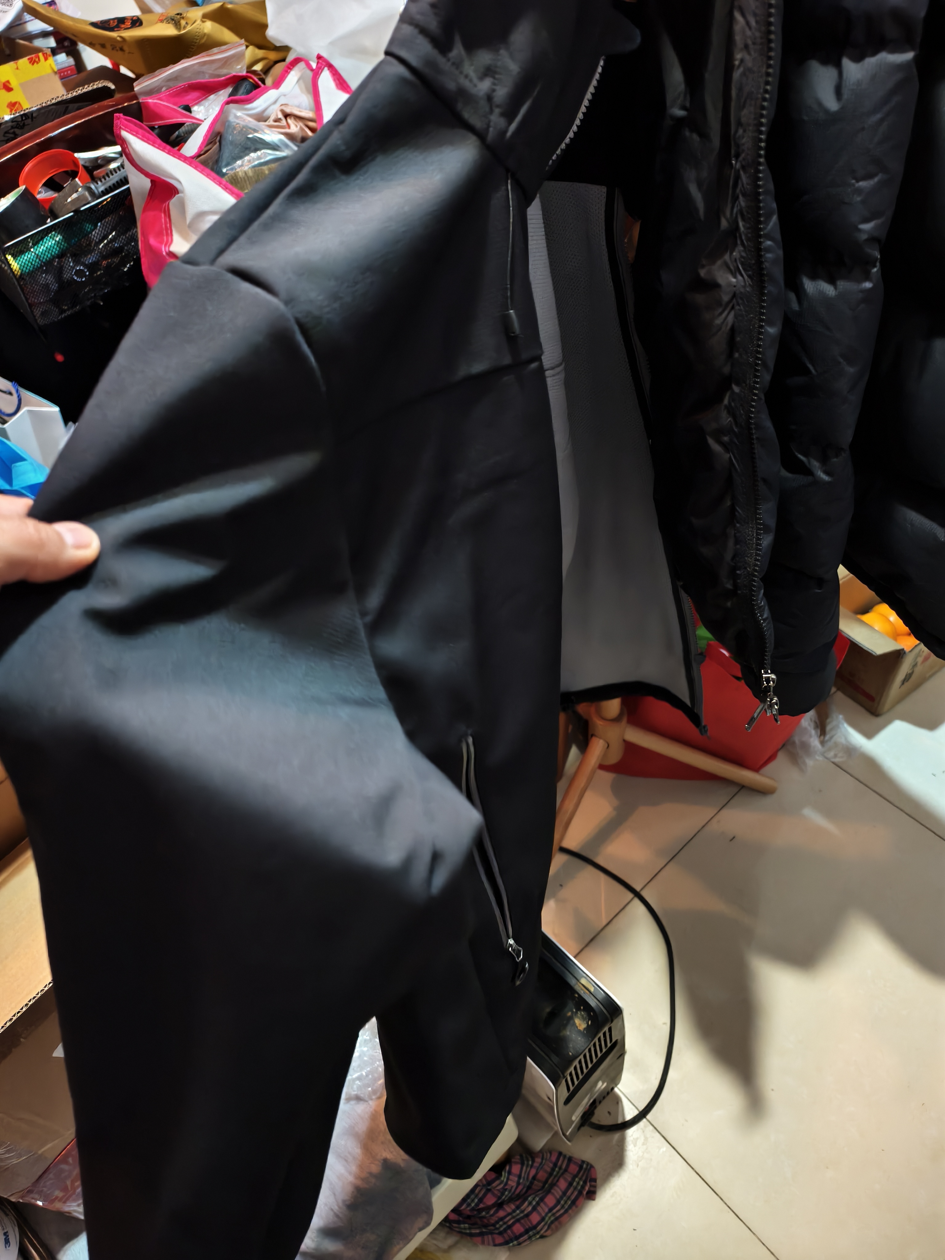 凡客诚品（VANCL）官方店休闲保暖运动防风软壳衣连帽外套男 黑色 L 实拍图