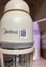 美的（Midea）婴儿辅食机绞肉机家用小型多功能打泥搅拌机宝宝料理机家用迷你小型电动捣蒜器绞馅蒜蓉机 JX11【立体三层6叶刀片】 0.3L 实拍图