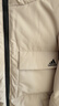 adidas 600蓬拒水保暖双面穿休闲连帽鸭绒羽绒服男女秋冬阿迪达斯   米色   L 实拍图