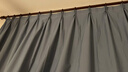 京东京造黑胶浅蓝窗帘 99%全遮光窗帘布飘窗卧室遮阳帘挂钩式 宽3*高2.7米 实拍图