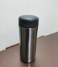 膳魔师（THERMOS） 不锈钢保温杯男商务定制水杯车载办公室便携杯子400ml JCG-400 灰色 400ml 实拍图
