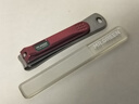 MR.GREEN德国品牌指甲刀单个指甲剪中号进口不锈钢斜口指甲钳美甲套装 中号绯红【配指甲锉】 实拍图