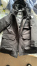 京东京造【进口极寒95鹅绒服】羽绒服男外套女冬季新款中长款 曜石黑 L 实拍图