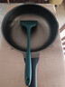 KIWICOO德国钛聚力平底锅不粘锅家用牛排煎锅无涂层煎蛋炒锅电磁炉燃气灶 【钛聚力煎炒锅】黑瓷耐脏 24cm 实拍图