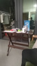 家逸实木折叠书桌学生家用电脑桌学习桌书房办公桌小户型床边写字桌子 实拍图