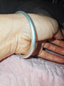 顺庆银楼古法银手镯哑光9999足银男女传承镯子饰品闭口素圈手镯送女友 古法手镯40克-58mm配证书 实拍图
