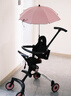 AMORHOME遛娃神器婴儿推车儿童手推车轻便可折叠高景观宝宝小推车溜娃神车 樱花粉 伞【全包款】 实拍图