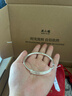 梵际足银9999光面圆肚银手镯女推拉时尚年轻款银镯子送女友情人节礼物 光面推拉银手镯约19.7±0.5g 实拍图