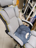 锦汐电脑椅办公椅子电竞椅家用人体工学椅老板椅主播靠背椅皮革转椅 灰色+4级杆+乳胶【二代升级】 实拍图