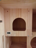【纯实木】松木猫别墅猫柜 家用室内超大自由空间猫窝 养猫专用笼 经典150*60*60 【原木】送上门+自己安装+侧门 实拍图