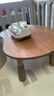曼龙实木花生桌儿童学习桌椅宝宝游戏玩具桌可升降调节写字桌  榉木款 实拍图