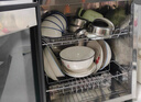 容声消毒柜立式家用大容量厨房碗筷消毒碗柜光波管高温二星级紫外线热风烘干循环280-A80(S) 实拍图