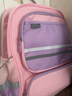 得力（deli）小学生书包儿童男女孩运动风简约大容量减负背包BB160 粉色-中号  实拍图