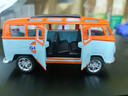 中精质造黄色复古甲壳虫儿童合金玩具车男孩大众小汽车模型仿真摆件回力车 1:36大众T1巴士海湾石油定制版 实拍图
