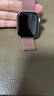 Apple/苹果 Watch Series 10 智能手表GPS款42毫米玫瑰金色铝金属表壳淡桃粉色运动型表带S/M MX1R3CH/B 实拍图