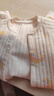 婧麒（JOYNCLEON）新生婴儿衣服a类春秋初生儿宝宝保暖夹棉连体衣贴身打底哈衣 月亮木马 90cm 【1-2岁，体重9.5-13kg】 实拍图