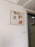 诗六艺家饰客厅装饰画北欧现代简约沙发背景墙挂画三联画大气轻奢壁画晶瓷画 福禄纳财（铝合金外框） 晶瓷画左右50*70+中间100*70亮面 实拍图