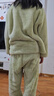 红豆居家女士加绒加厚秋冬睡衣女可外穿保暖家居服 青果绿 L 170/92A 实拍图