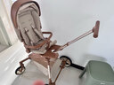 德拉玛（DELAMA）Q2遛娃神器婴儿推车高景观婴儿车可坐可躺换向轻便折叠宝宝溜娃车 Q2美拉德PLUS（加大轮版） 实拍图