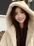 棉致座山雕连帽棉服女冬季新款加绒加厚保暖夹克棉衣外套羽棉袄绒服 M6047杏色【高品质】 L 100-120斤 实拍图