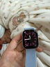 Apple/苹果 Watch Series 10 智能手表GPS+蜂窝款46毫米银色铝金属表壳青云色回环式运动表带MWYH3CH/B 实拍图