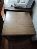 沃木 实木边几茶几角桌角几 北欧实木置物花架 美式飘窗桌 下抽方几60*60*60cm【FS-902】 实拍图