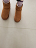 骆驼（CAMEL）雪地靴女百搭舒适暖绒平跟套筒保暖靴 L25W275157 驼色 37 实拍图