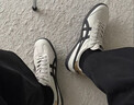 Onitsuka Tiger鬼塚虎男女款复古德训鞋轻便透气运动休闲板鞋TOKUTEN 1183B938 白色/黑色 42.5 实拍图
